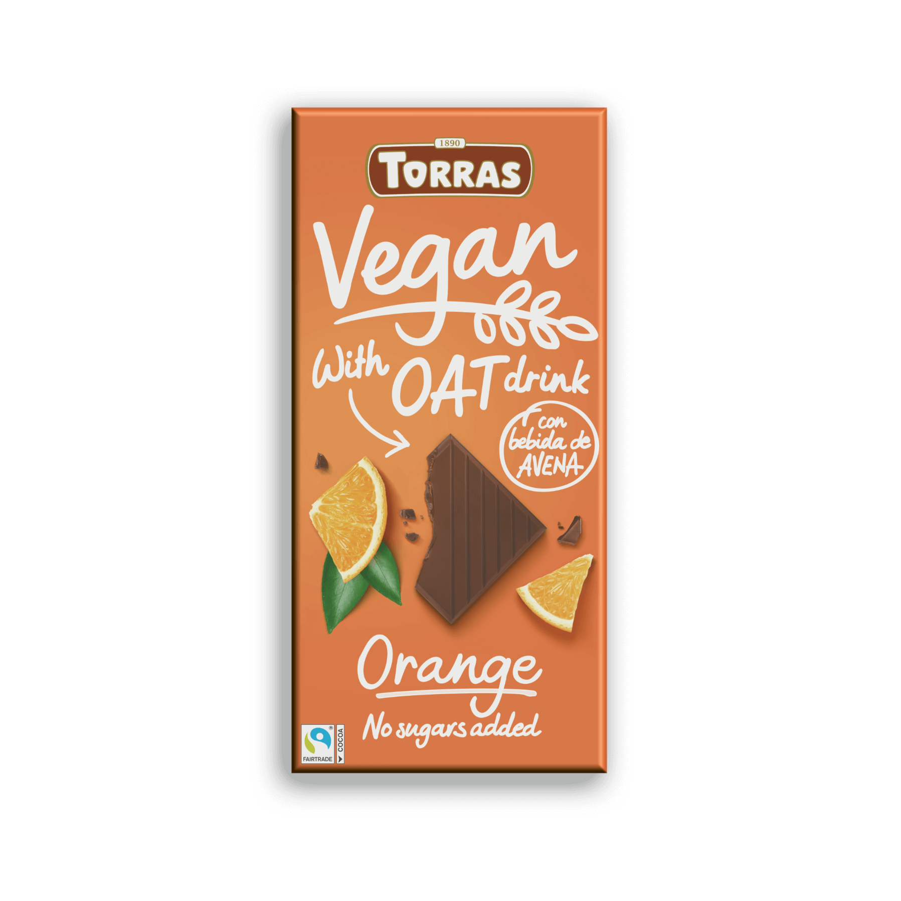 Piena Vegāniskā Torras šokolāde ar lazdu riekstu un apelsīnu pastu, 100g