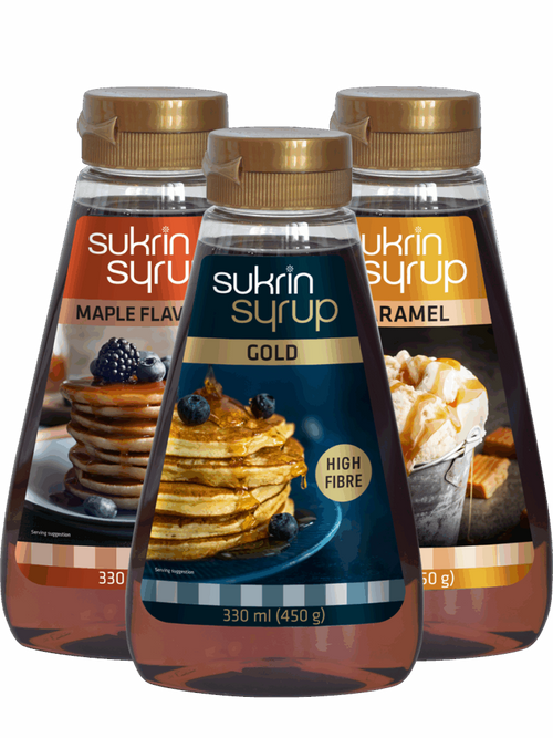 Karameļu sīrups/saldinātājs Sukrin - sīrupa aizvietotājs, 500gr