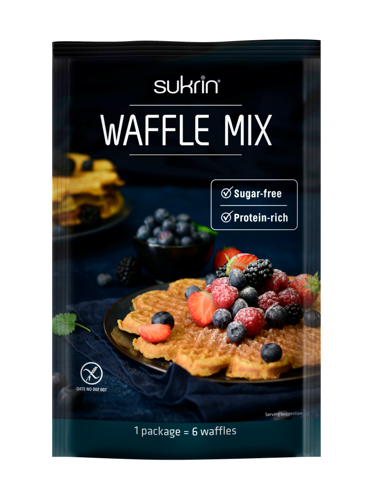 Maisījums vafeļu pagatavošanai Sukrin, 100gr